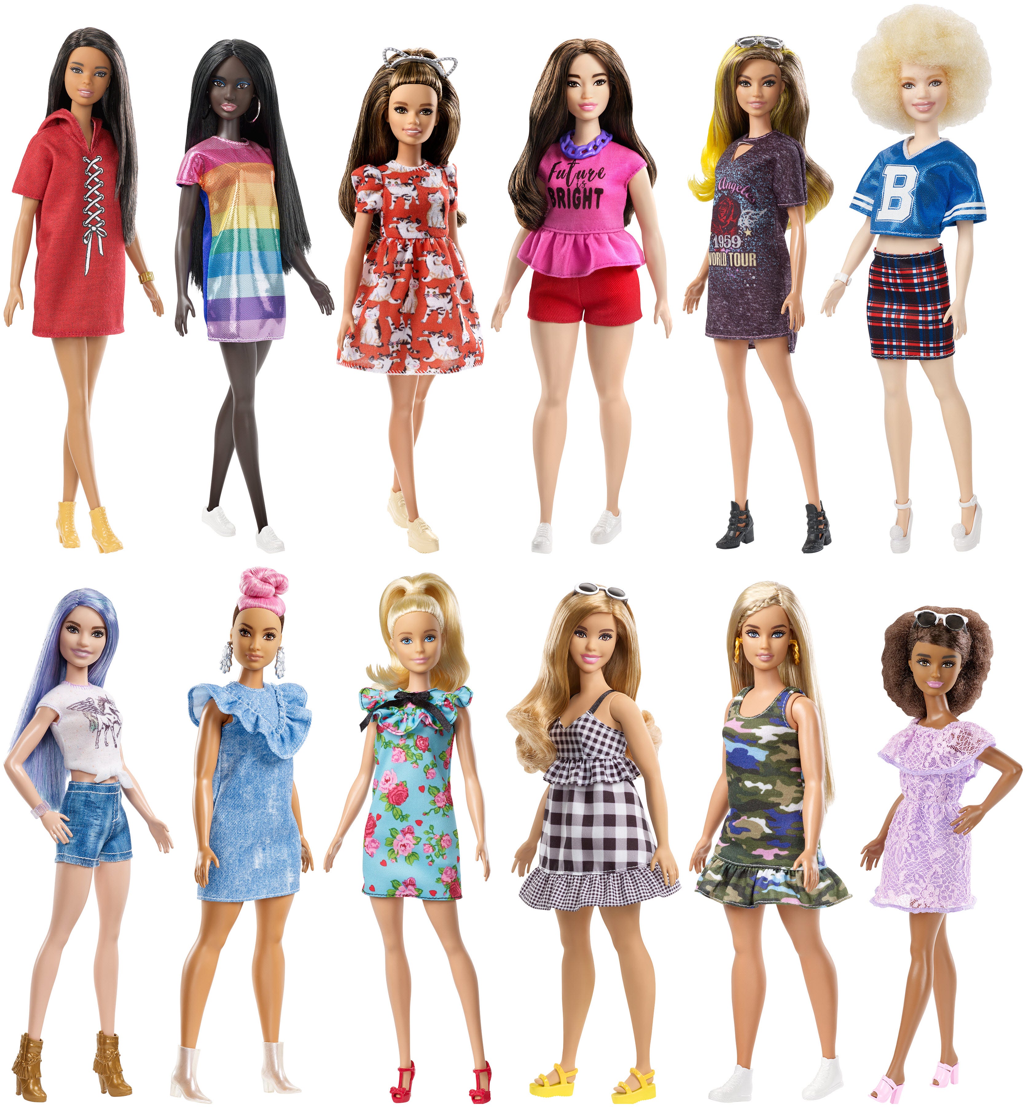 all types of barbies